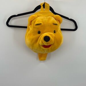 Vintage Disney Yellow Winnie the Pooh Plush Backpack in great condition.
